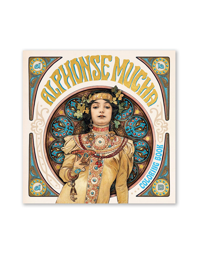 Alphonse Mucha Coloring Book