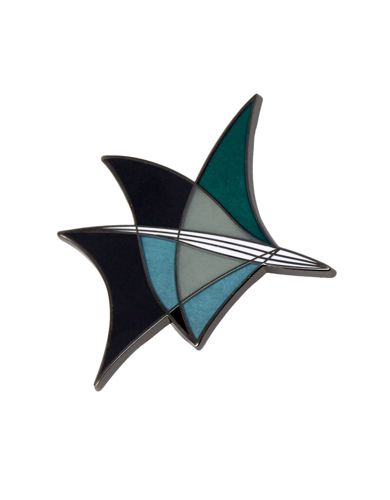 First Step Into Space Pin