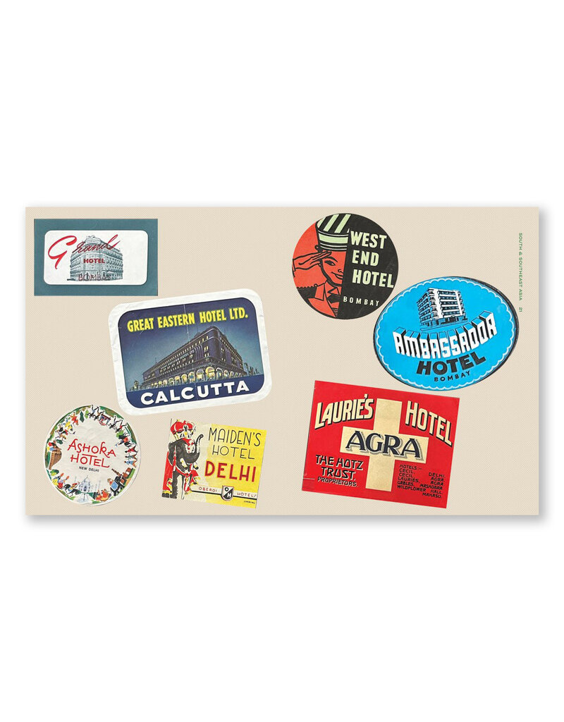 Hotel Retro: 330 Travel Ephemera Stickers