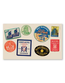 Hotel Retro: 330 Travel Ephemera Stickers