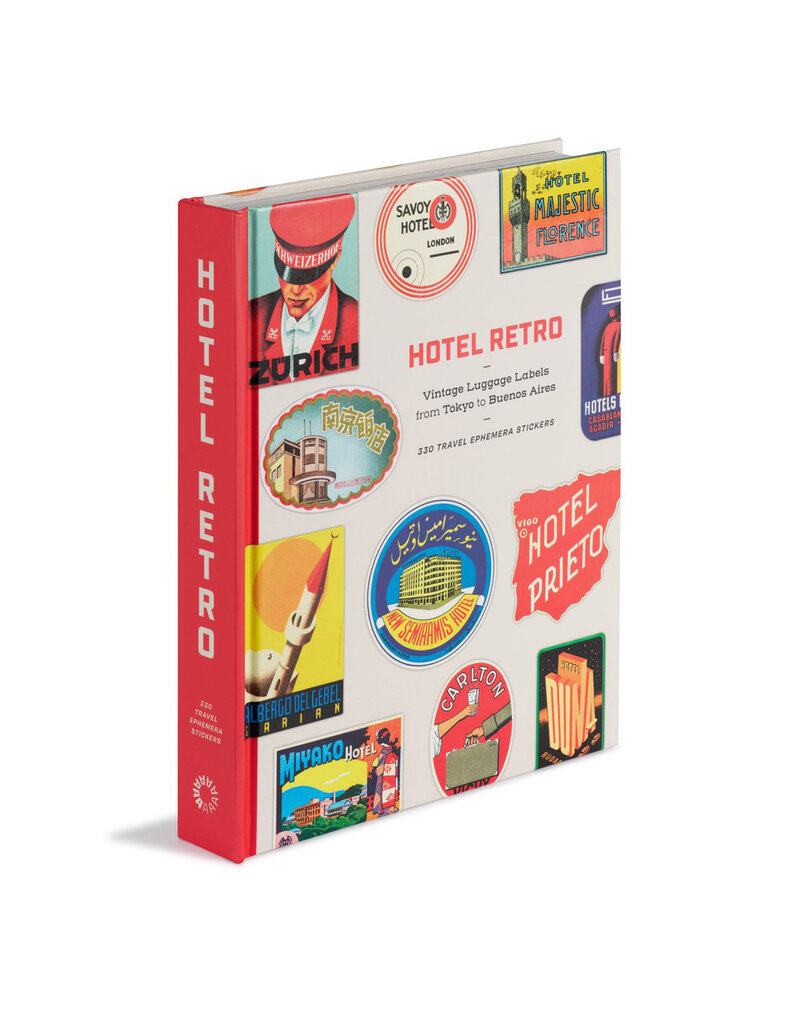 Hotel Retro: 330 Travel Ephemera Stickers