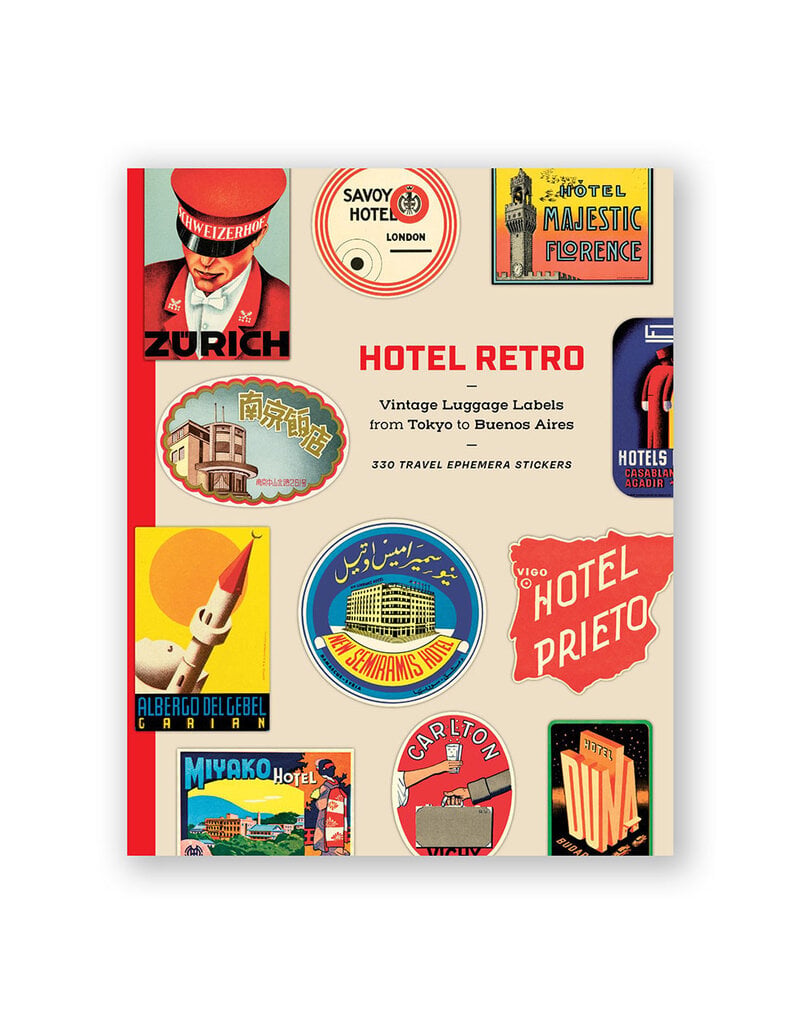 Hotel Retro: 330 Travel Ephemera Stickers