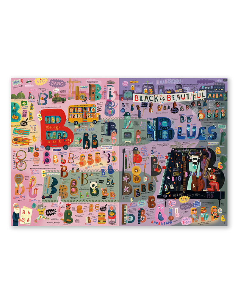 Beauty of Letters: The Most Awesome, Brilliant, and Comprehensive Alphabet Book