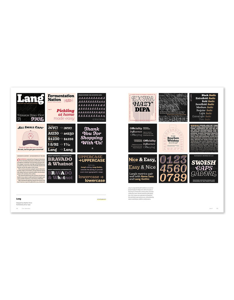 Fine Specimens: A Showcase of Contemporary Type Design