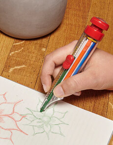 8 Color Crayon Pen