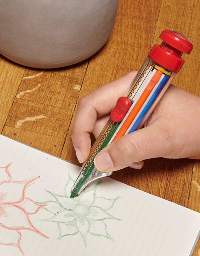 8 Color Crayon Pen