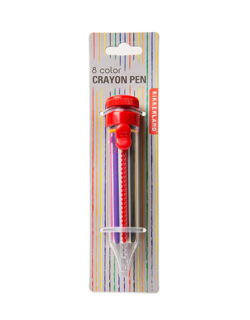 8 Color Crayon Pen