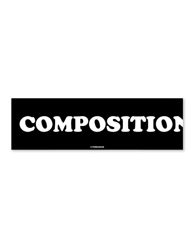 Composition Bumper Sticker
