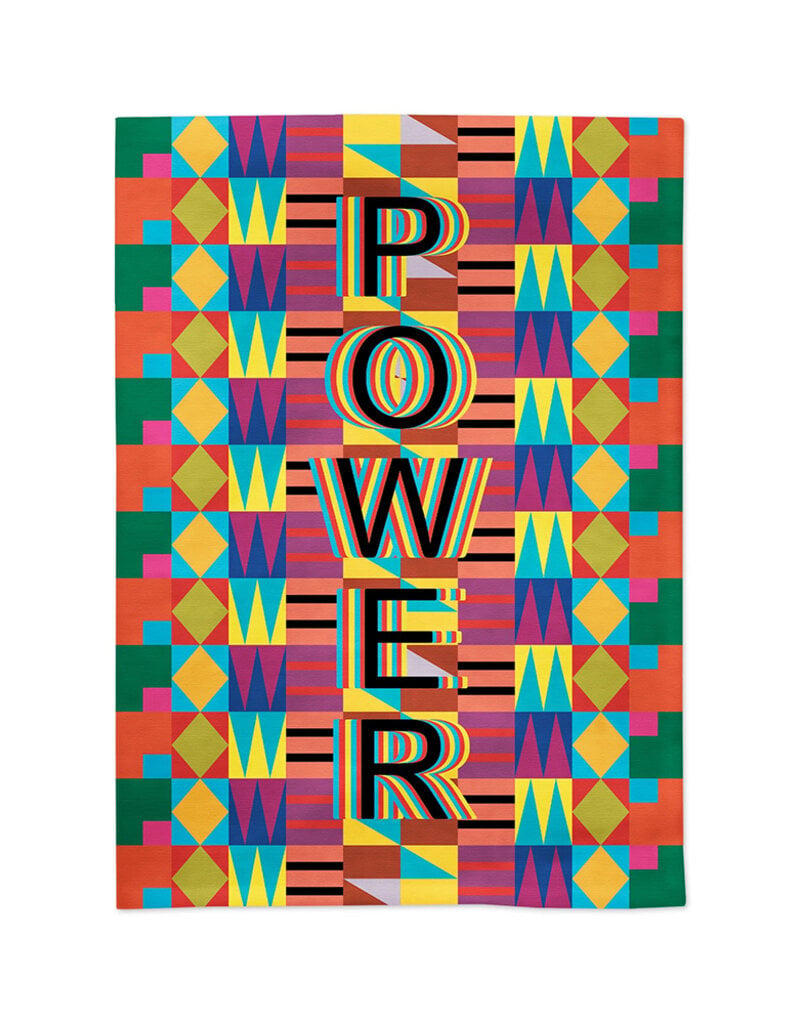 Jeffrey Gibson Power Tea Towel