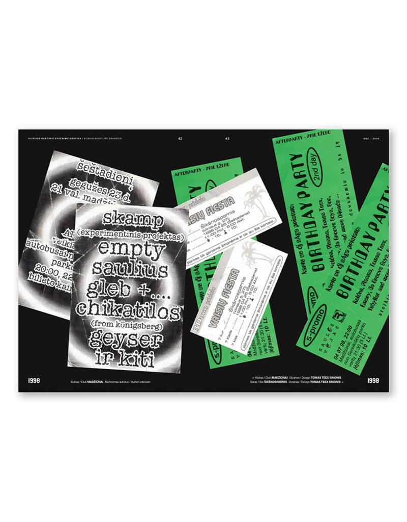 Vilnius Nightlife Graphics 1992–2024