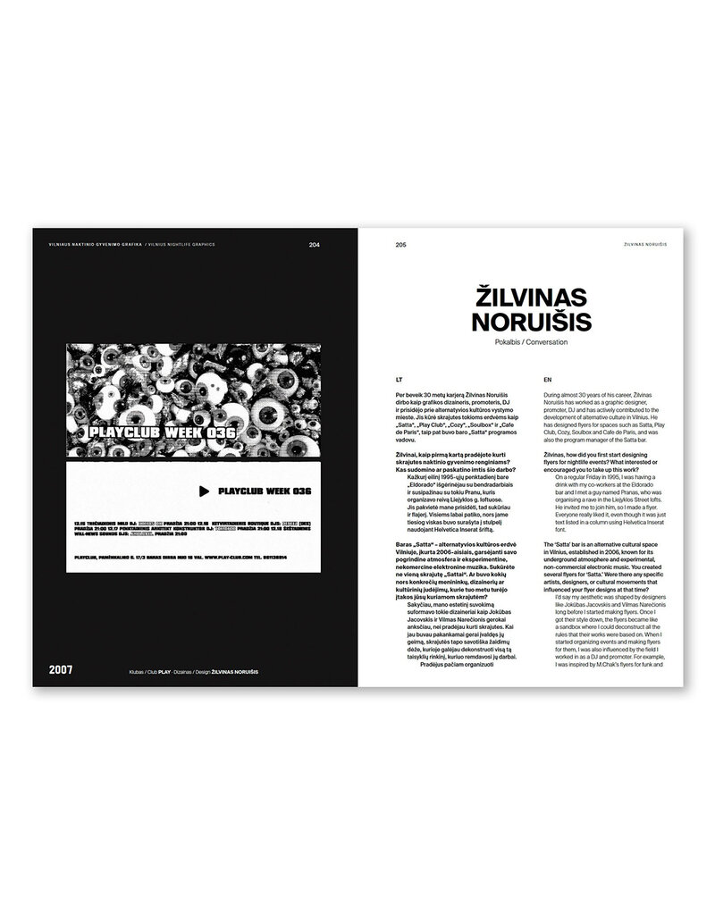 Vilnius Nightlife Graphics 1992–2024
