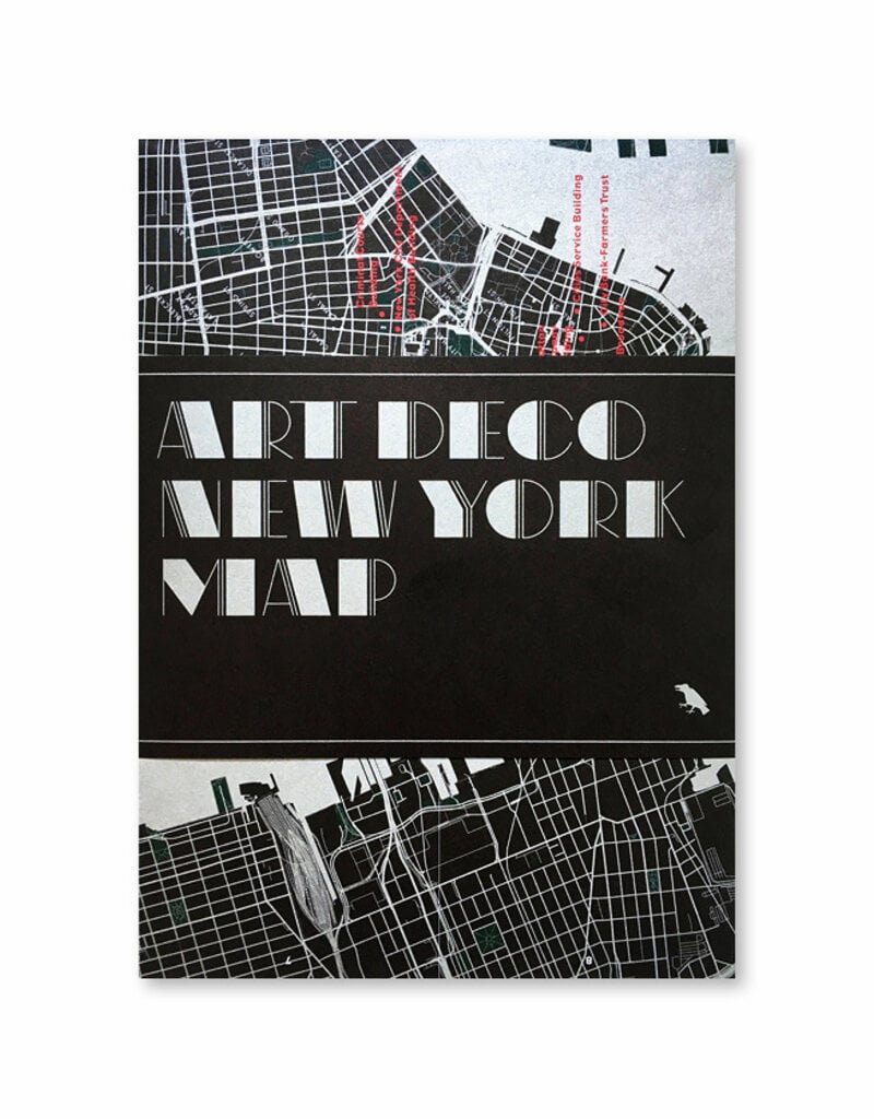 Art Deco New York Map