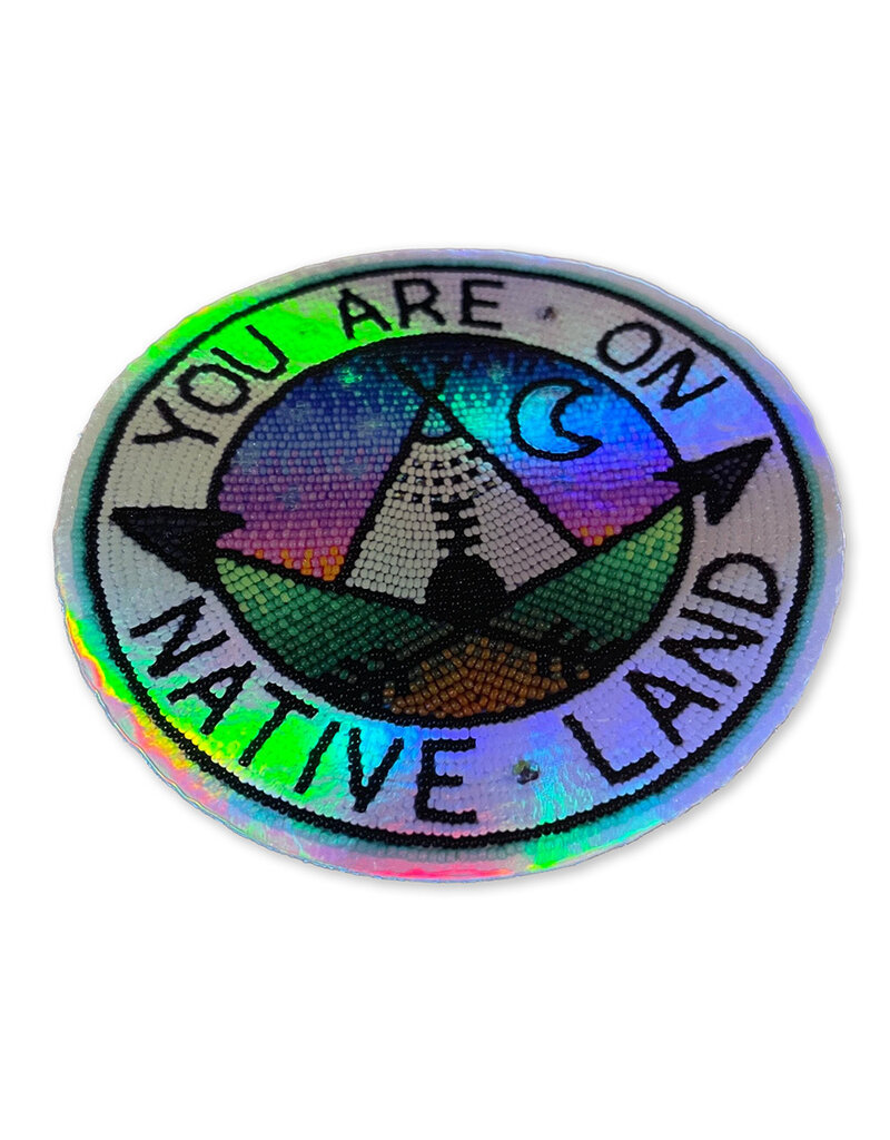 NTVS Native Land Holo Sticker