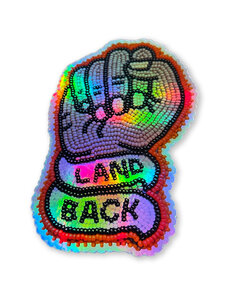 NTVS Land Back Holo Sticker