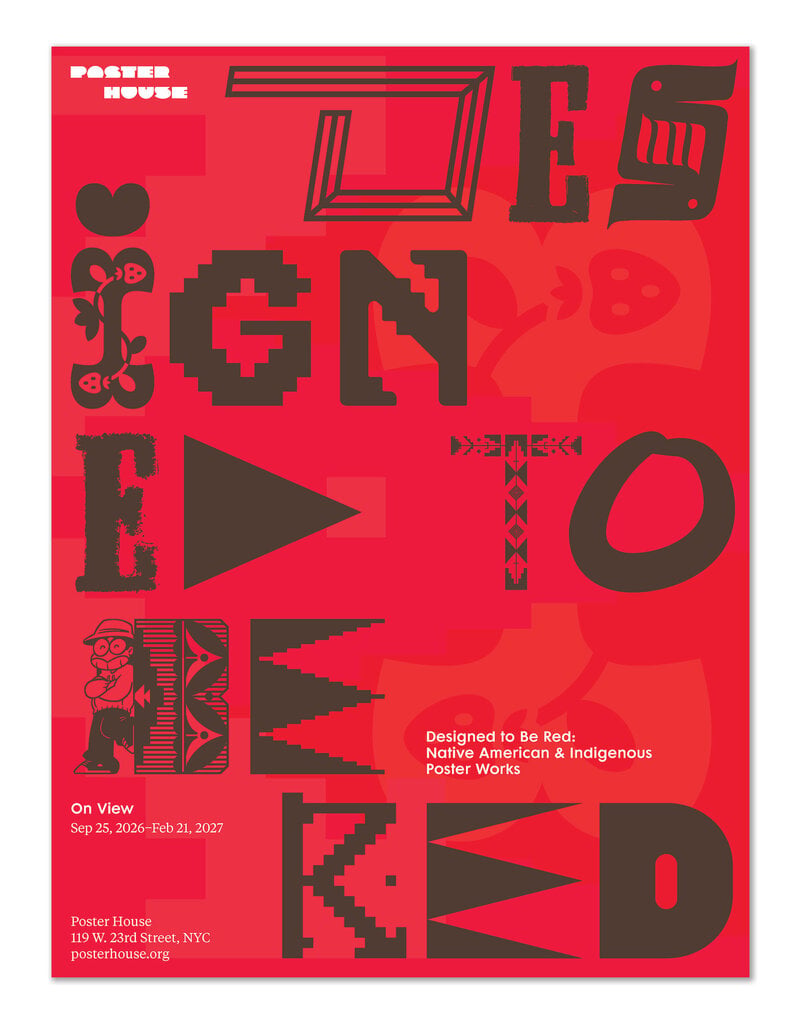 Designed to Be Red Exhibition Poster
