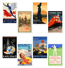 Czechoslovak Travel Postcard Pack