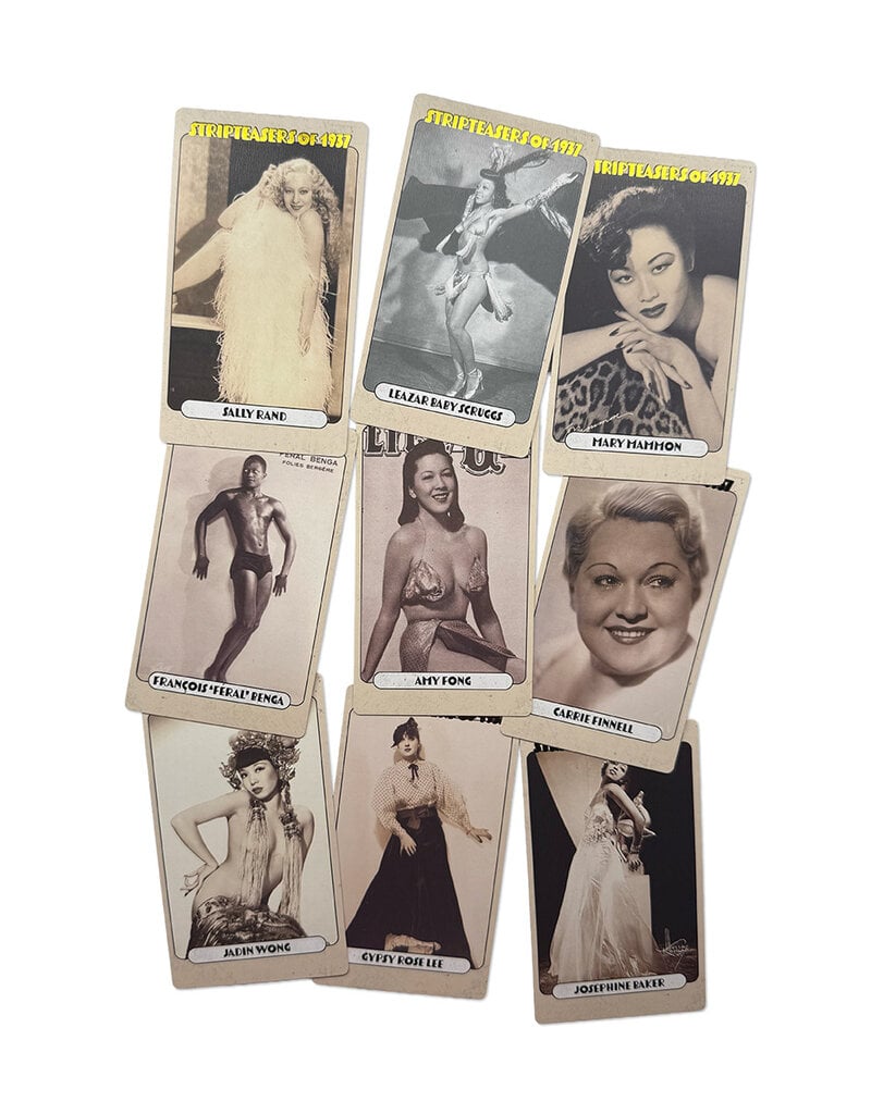 Stripteasers of 1937 Collector Cards