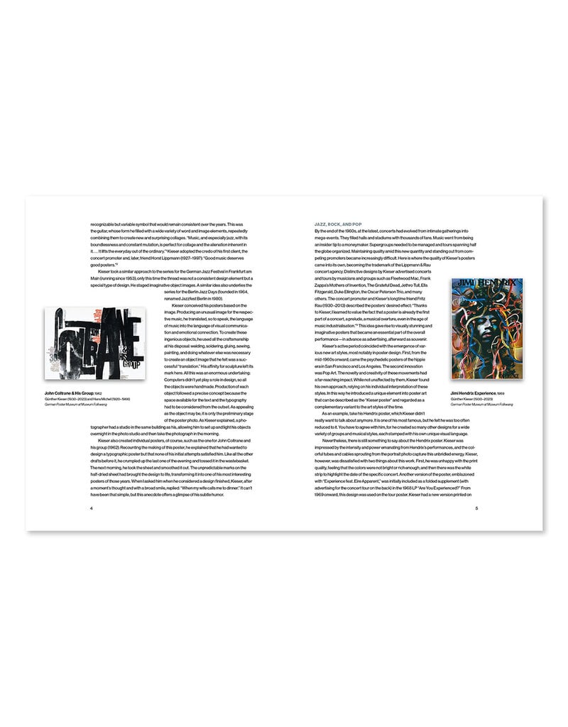 Sculpting Sound: Günther Kieser’s Music Posters