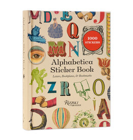 Alphabetica Sticker Book: Letters, Bookplates, and Bookmarks