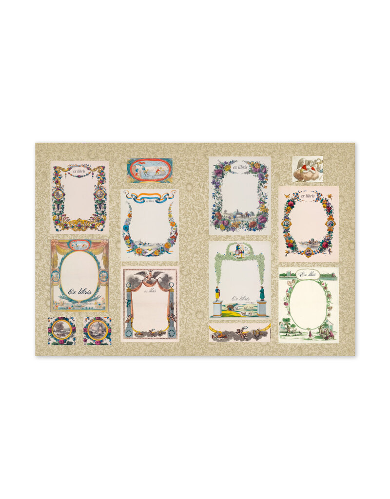 Alphabetica Sticker Book: Letters, Bookplates, and Bookmarks