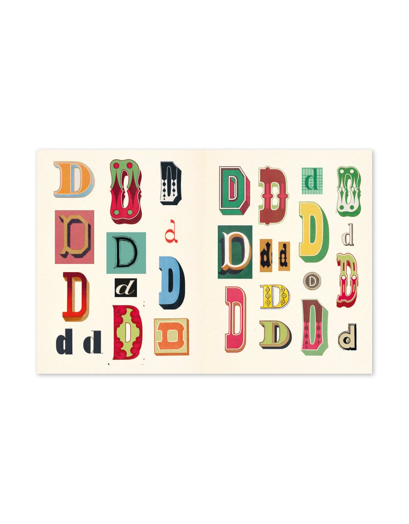 Alphabetica Sticker Book: Letters, Bookplates, and Bookmarks