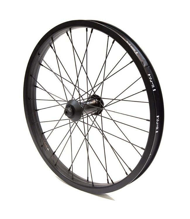 FIEND CAB FLANGELESS FRONT WHEEL 10MM W GUARDS BLACK