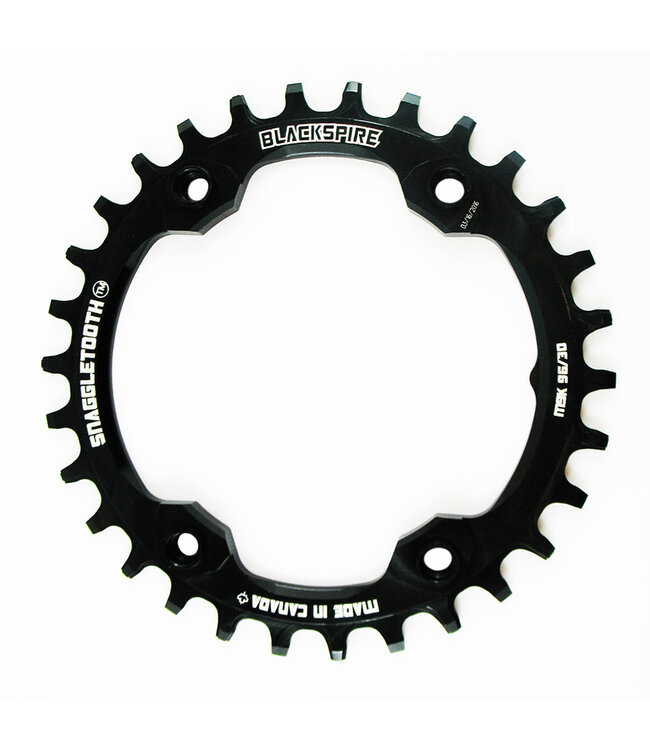BLACKSPIRE SNAGGLETOOTH CHAINRING 30T BLACK