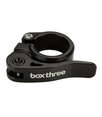BOX THREE QR SEATPOST CLAMP 25.4MM BLACK