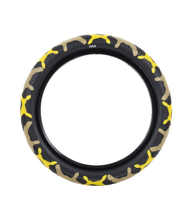 CULT VANS TIRE 20 X 2.40" YELLOW CAMO