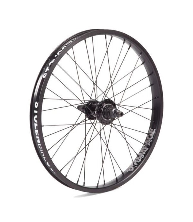 STOLEN RAMPAGE 20" REAR BMX WHEEL 9T RHD 14MM BLACK