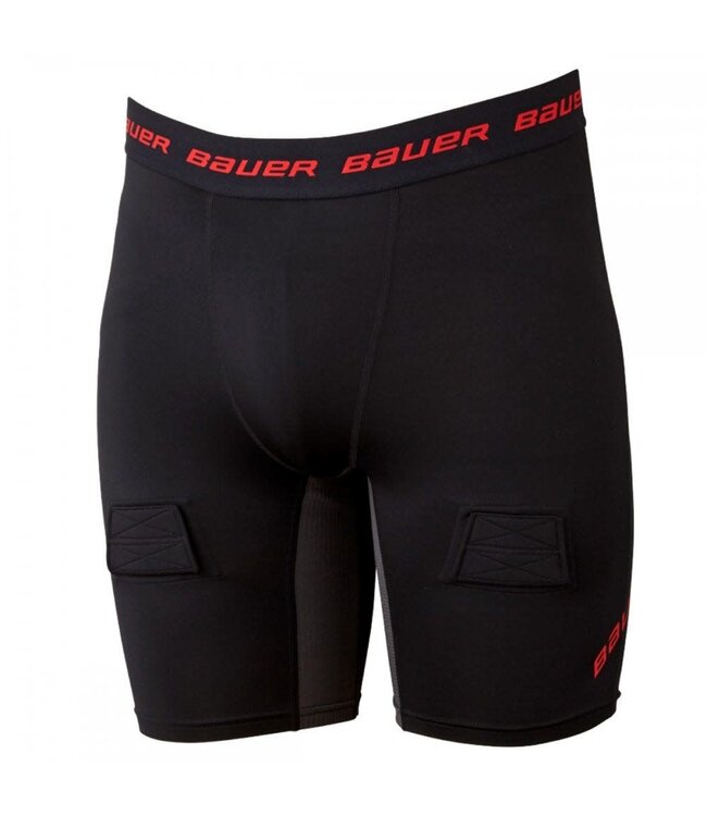 BAUER ESSENTIAL COMP JOCK SHORT YTH S19