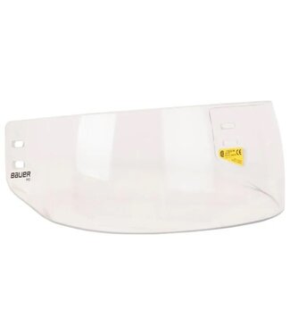 BAUER PRO STRAIGHT VISOR CLEAR SCREW ON