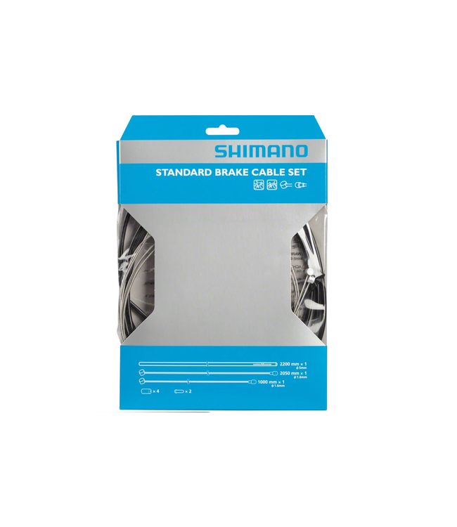 SHIMANO BRAKE CABLE SET BLACK