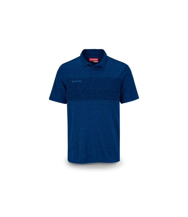 CCM HEATHERED POLO SHIRT SR P7976
