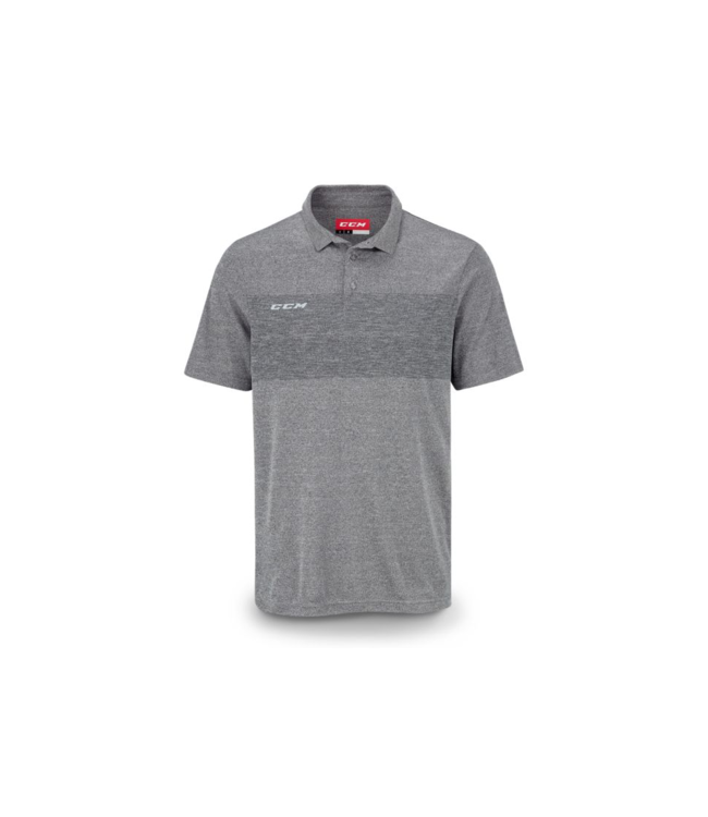 CCM HEATHERED POLO SHIRT SR P7976