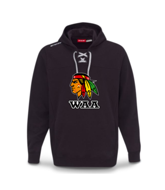 CUSTOM WAA CCM TEAM FLEECE HOODIE BLACK F7512 YTH