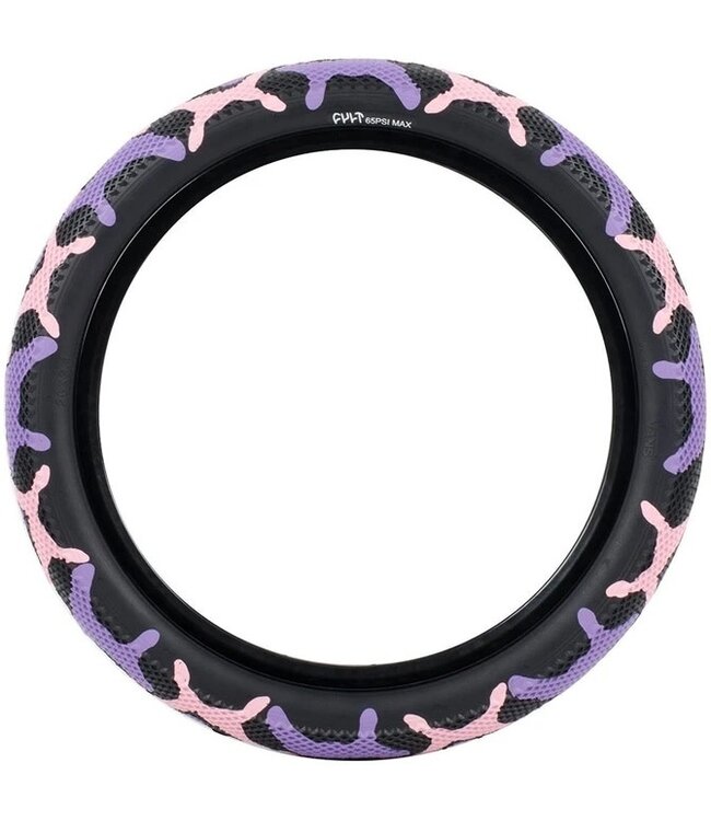 CULT VANS TIRE 20 X 2.40" PURPLE CAMO