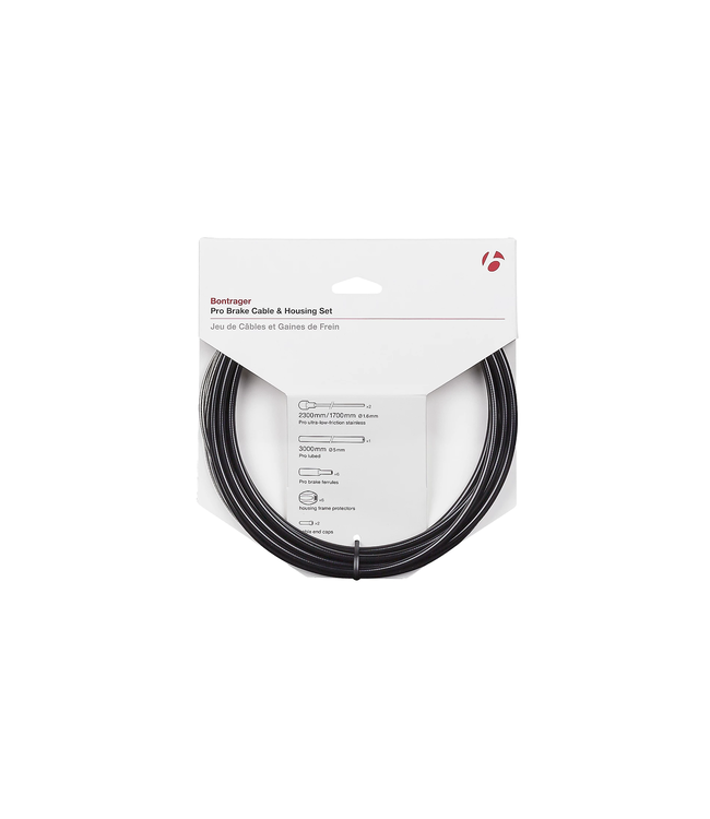 BONTRAGER BRAKE CABLE AND HOUSING KIT 5' (5MM ZINC)