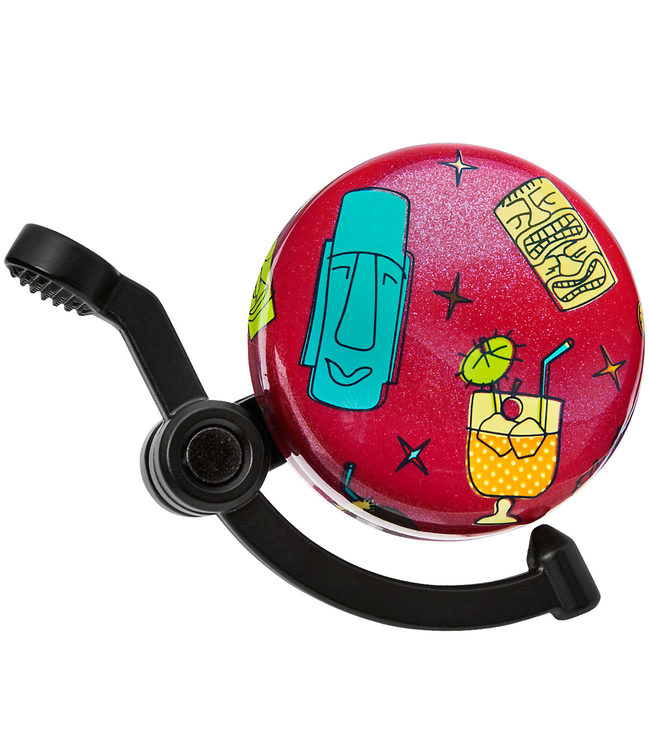 ELECTRA DOMED LINEAR BELL TIKI RED