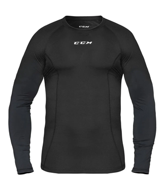 CCM MENS PERFORMANCE COMPRESSION LONG SLEEVE SHIRT SR S18