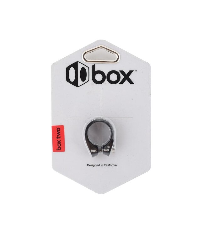 BOX TWO FIXED SEATPOST CLAMP 25.4MM BLACK