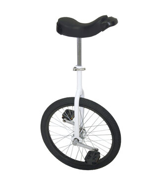 Damco DAMCO 20" UNICYCLE WHITE/BLACK