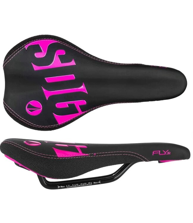 SDG SDG FLY JR SADDLE BLACK/NEON PINK