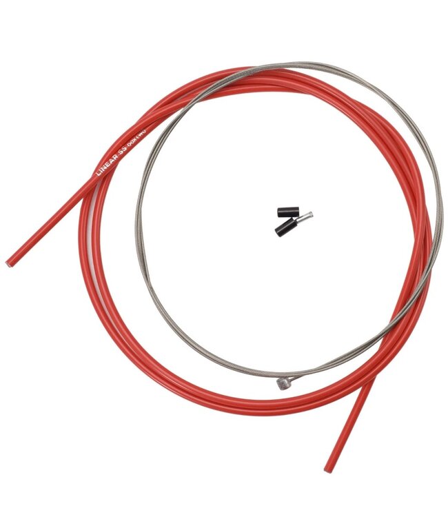 BOX TWO LINEAR BRAKE CABLE RED