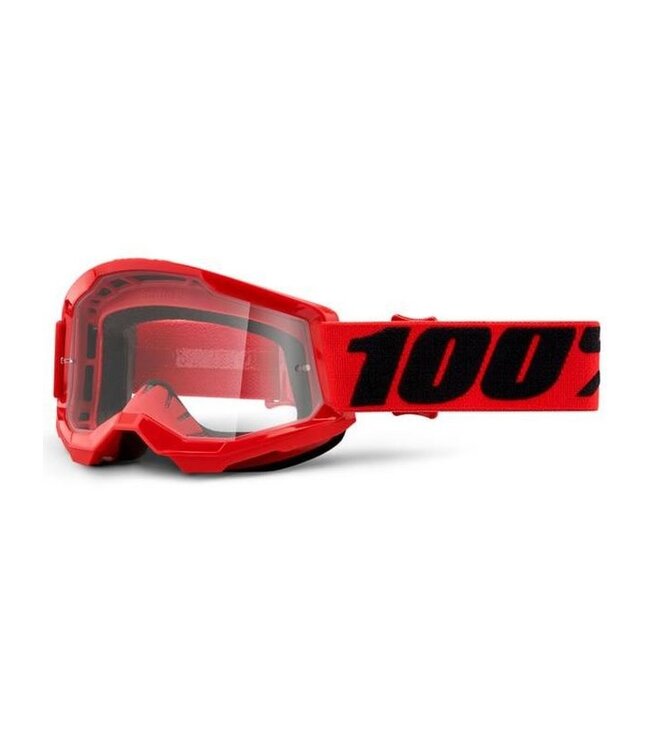 100% STRATA 2 JR YOUTH GOGGLES W/ CLEAR LENS
