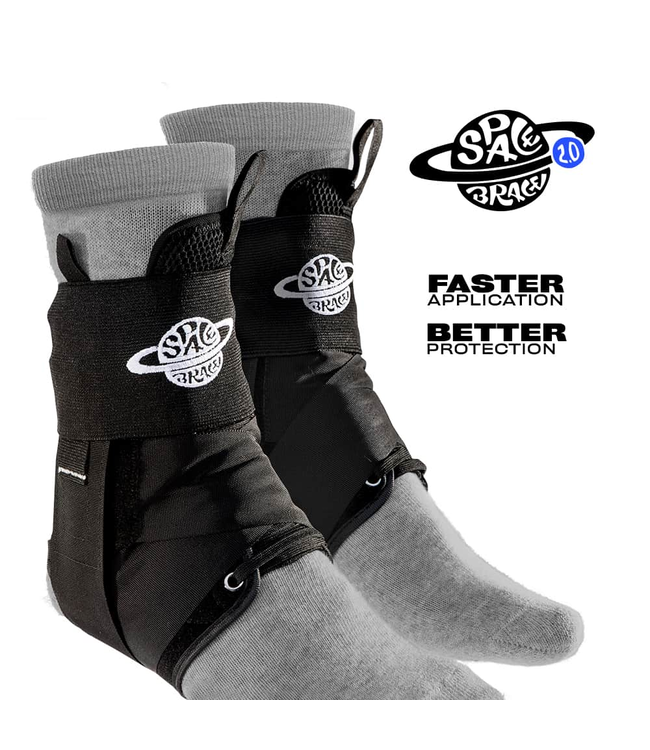 SPACE BRACE 2.0 ANKLE PROTECTION BLACK PAIR