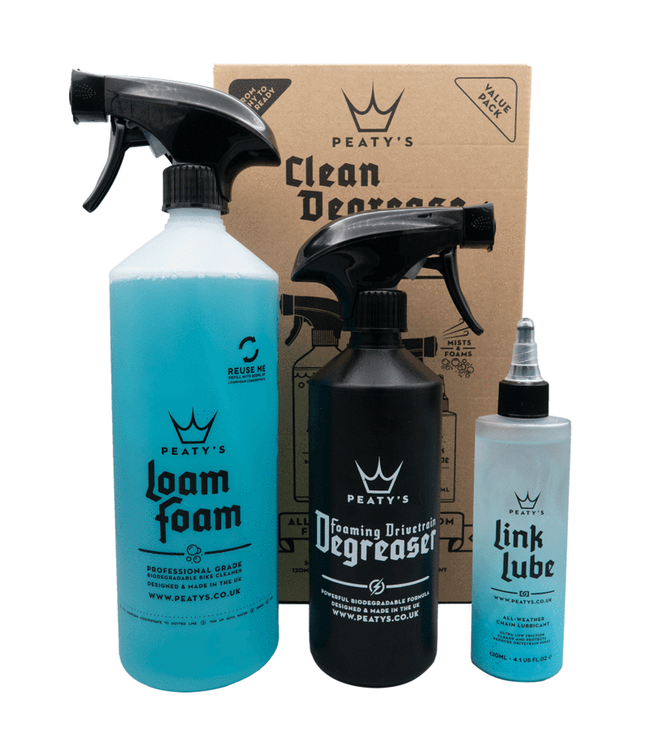 PEATYS CLEAN DEGREASE AND LUBE STARTER KIT