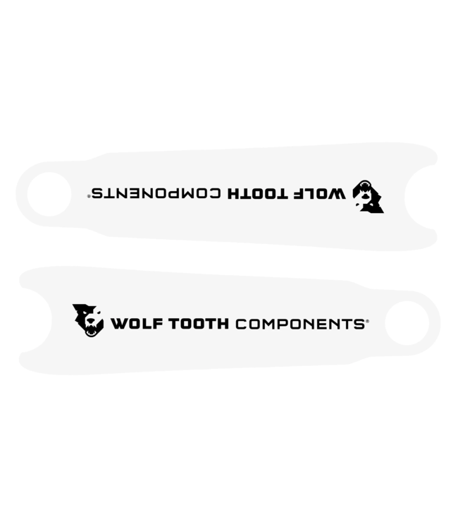 WOLF TOOTH WOLF TOOTH CRANKSKINS CLEAR