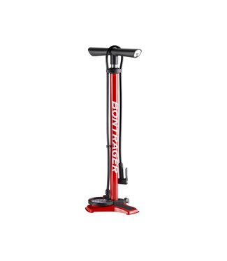 BONTRAGER DUAL CHARGER FLOOR PUMP 160PSI RED