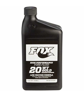 Fox Racing Shox FOX RACING SUSPENSION OIL 20WT GOLD 32OZ